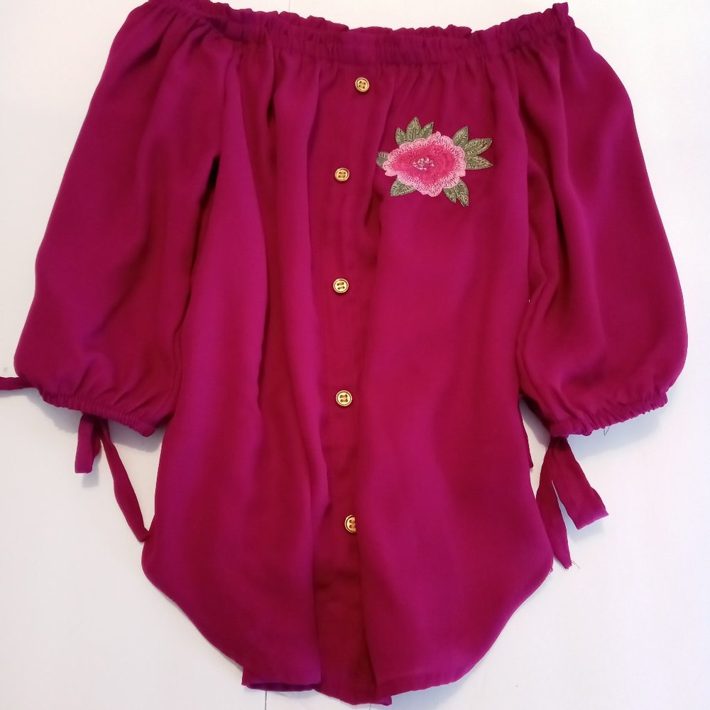 Speed Limit Girls Ruched Top Size 14/16